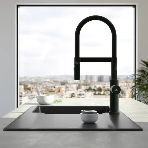 Bild von VILLEROY BOCH Steel Expert 2.0 Küchenarmatur, aus Edelstahl, Matt Black #92800006