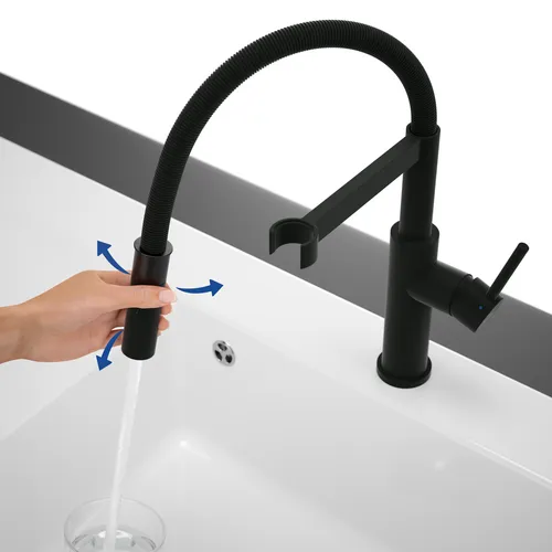 Bild von VILLEROY BOCH Steel Expert 2.0 Küchenarmatur, aus Edelstahl, Matt Black #92800006