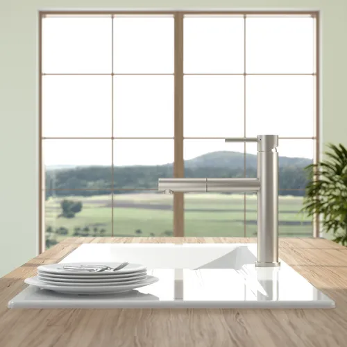Bild von VILLEROY BOCH Como Sky Shower Küchenarmatur, aus Edelstahl, Edelstahl massiv #927900LC