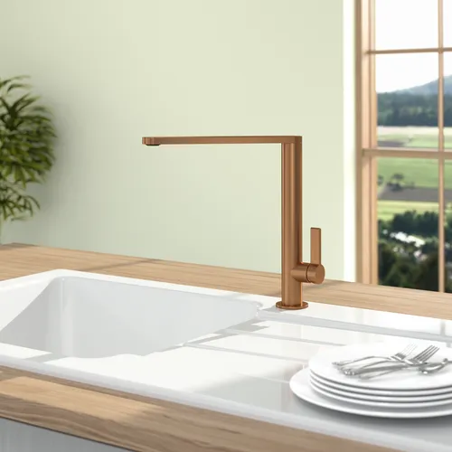 Bild von VILLEROY BOCH Finera Küchenarmatur, aus Edelstahl, Bronze #92700004