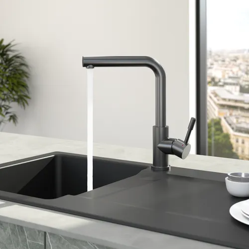 Bild von VILLEROY BOCH Modern Steel Küchenarmatur, aus Edelstahl, Anthracite #96680105
