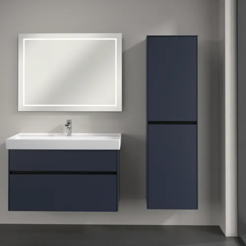 Bild von VILLEROY BOCH Collaro Hochschrank, 2 Türen, 454 x 1538 x 347 mm, Marine Blue / Marine Blue #C03401VQ
