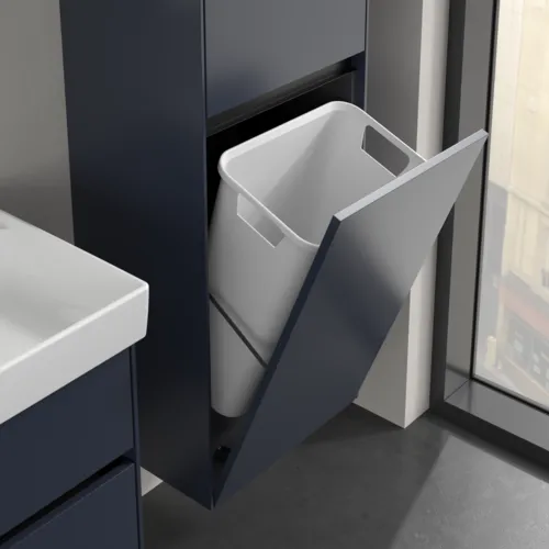 Bild von VILLEROY BOCH Collaro Hochschrank, 2 Türen, 454 x 1538 x 347 mm, Marine Blue / Marine Blue #C03401VQ