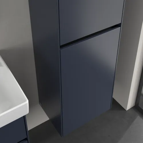 Bild von VILLEROY BOCH Collaro Hochschrank, 2 Türen, 454 x 1538 x 347 mm, Marine Blue / Marine Blue #C03401VQ