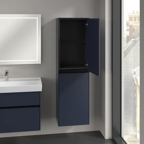 Bild von VILLEROY BOCH Collaro Hochschrank, 2 Türen, 454 x 1538 x 347 mm, Marine Blue / Marine Blue #C03401VQ