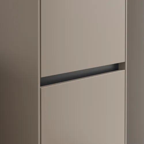 Bild von VILLEROY BOCH Collaro Hochschrank, 2 Türen, 404 x 1538 x 349 mm, Taupe / Taupe #C03301VM