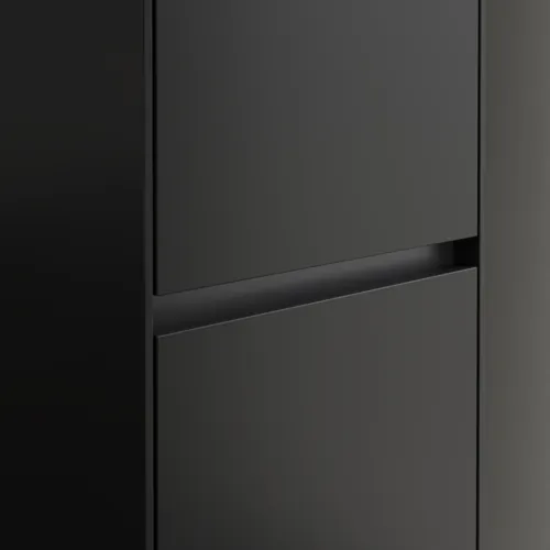 Bild von VILLEROY BOCH Collaro Hochschrank, 2 Türen, 404 x 1538 x 349 mm, Volcano Black / Volcano Black #C03301VL