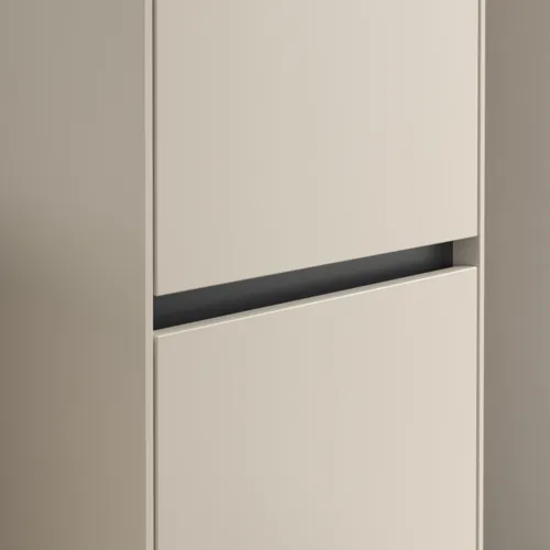 Bild von VILLEROY BOCH Collaro Hochschrank, 2 Türen, 404 x 1538 x 349 mm, Cashmere Grey / Cashmere Grey #C03301VN