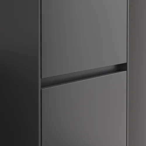 Bild von VILLEROY BOCH Collaro Hochschrank, 2 Türen, 404 x 1538 x 349 mm, Graphite / Graphite #C03301VR