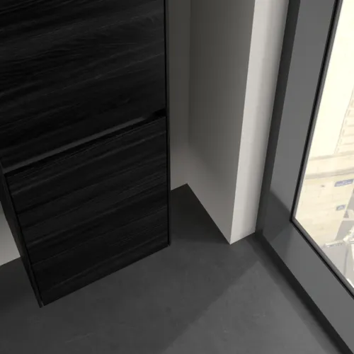 Bild von VILLEROY BOCH Collaro Hochschrank, 2 Türen, 404 x 1538 x 349 mm, Black Oak / Black Oak #C03301AB
