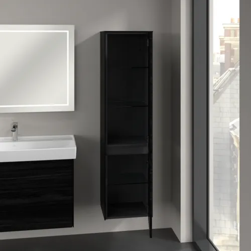Bild von VILLEROY BOCH Collaro Hochschrank, 2 Türen, 404 x 1538 x 349 mm, Black Oak / Black Oak #C03301AB