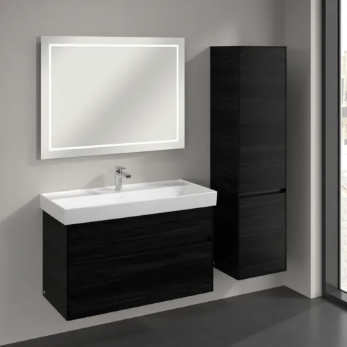 Bild von VILLEROY BOCH Collaro Hochschrank, 2 Türen, 404 x 1538 x 349 mm, Black Oak / Black Oak #C03301AB