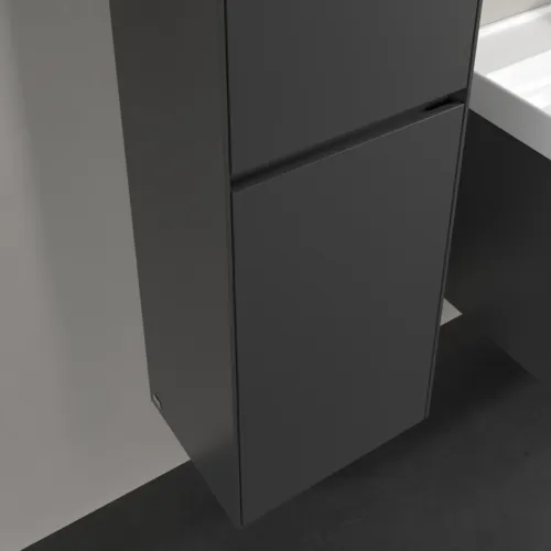 Bild von VILLEROY BOCH Collaro Hochschrank, 2 Türen, 454 x 1538 x 347 mm, Graphite / Graphite #C03400VR