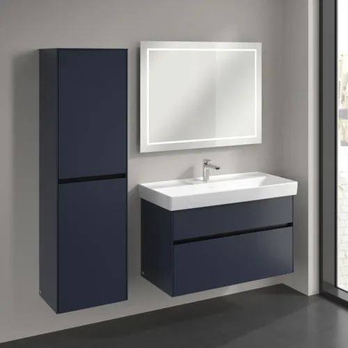 Bild von VILLEROY BOCH Collaro Hochschrank, 2 Türen, 454 x 1538 x 347 mm, Marine Blue / Marine Blue #C03400VQ