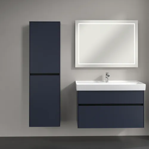 Bild von VILLEROY BOCH Collaro Hochschrank, 2 Türen, 454 x 1538 x 347 mm, Marine Blue / Marine Blue #C03400VQ