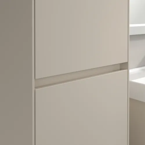 Bild von VILLEROY BOCH Collaro Hochschrank, 2 Türen, 454 x 1538 x 347 mm, Cashmere Grey / Cashmere Grey #C03400VN