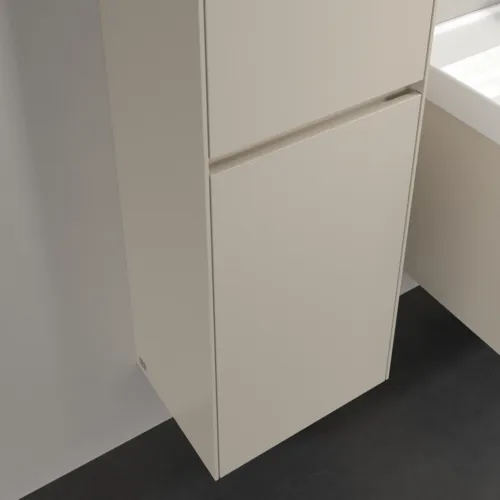 Bild von VILLEROY BOCH Collaro Hochschrank, 2 Türen, 454 x 1538 x 347 mm, Cashmere Grey / Cashmere Grey #C03400VN