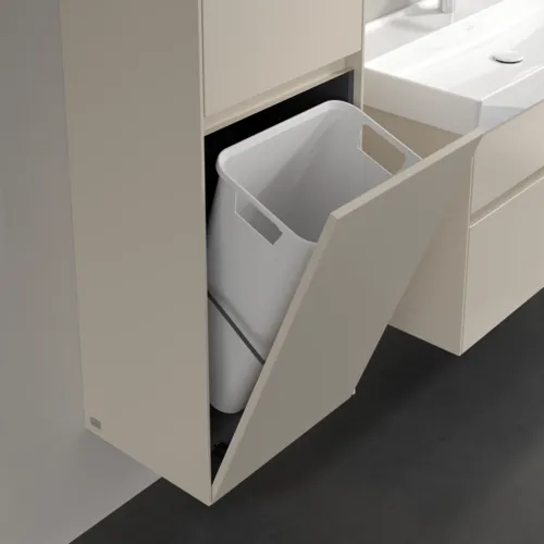 Bild von VILLEROY BOCH Collaro Hochschrank, 2 Türen, 454 x 1538 x 347 mm, Cashmere Grey / Cashmere Grey #C03400VN
