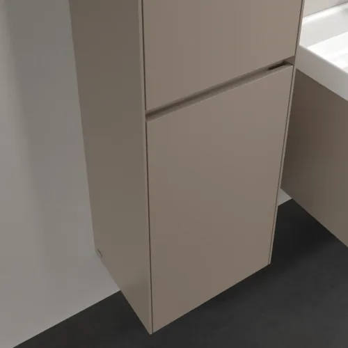 Bild von VILLEROY BOCH Collaro Hochschrank, 2 Türen, 454 x 1538 x 347 mm, Taupe / Taupe #C03400VM