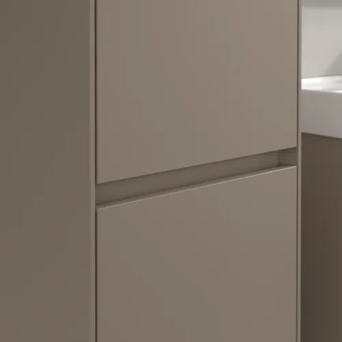 Bild von VILLEROY BOCH Collaro Hochschrank, 2 Türen, 404 x 1538 x 349 mm, Taupe / Taupe #C03300VM