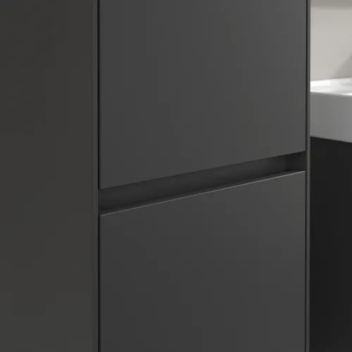 Bild von VILLEROY BOCH Collaro Hochschrank, 2 Türen, 404 x 1538 x 349 mm, Graphite / Graphite #C03300VR