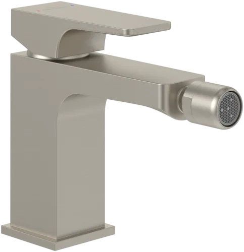 Bild von VILLEROY BOCH Architectura Square Einhebel-Bidetarmatur, Brushed Nickel Matt #TVB12500100064