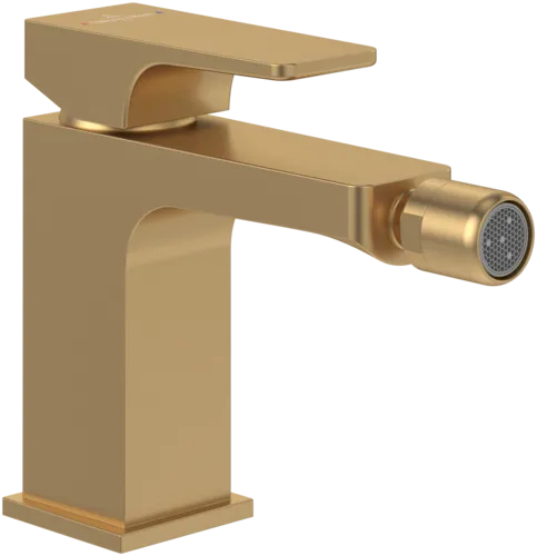 Bild von VILLEROY BOCH Architectura Square Einhebel-Bidetarmatur, Brushed Gold #TVB12500100076