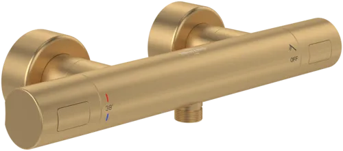 Bild von VILLEROY BOCH Universal Taps & Fittings Duschthermostat für Dusche Rund, Brushed Gold #TVS00001700076