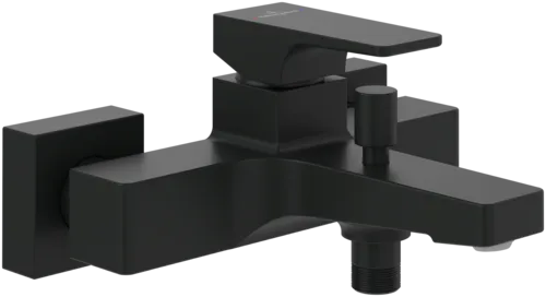 Bild von VILLEROY BOCH Architectura Square Einhebel-Badewannenarmatur, Matt Black #TVT125001000K5
