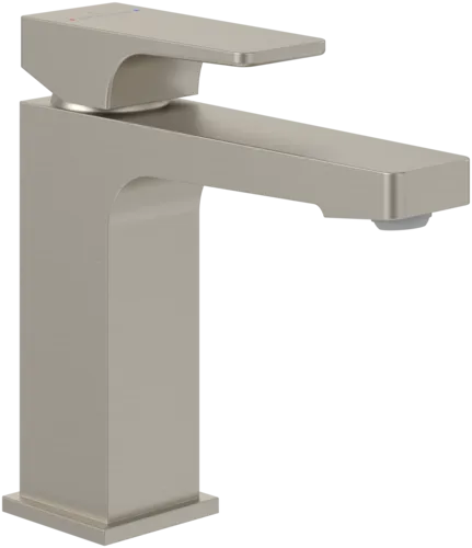 Bild von VILLEROY BOCH Architectura Square Einhebel-Waschtischarmatur mit Zugstangen- Ablaufgarnitur, Brushed Nickel Matt #TVW12500100064