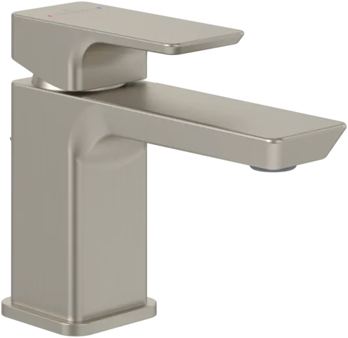 Bild von VILLEROY BOCH Subway 3.0 Einhebel-Waschtischarmatur mit Zugstangen- Ablaufgarnitur, Brushed Nickel Matt #TVW11200100064