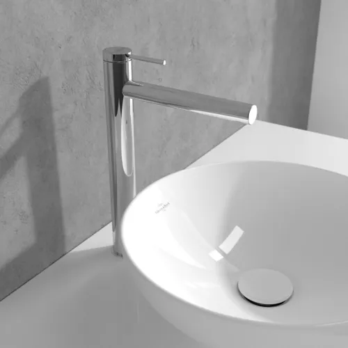 Obrázek VILLEROY BOCH Loop & Friends Tall single-lever basin mixer without waste, Chrome #TVW10610615361