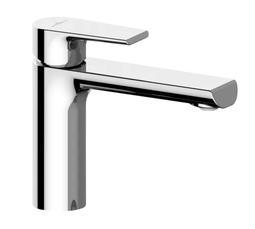 Bild von VILLEROY BOCH Liberty Einhebel-Waschtischarmatur mit Zugstangen- Ablaufgarnitur, Chrom #TVW10700300061