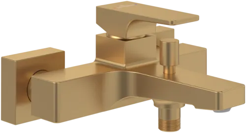 Bild von VILLEROY BOCH Architectura Square Einhebel-Badewannenarmatur, Brushed Gold #TVT12500100076