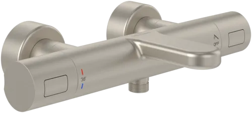 Picture of VILLEROY BOCH Universal Taps & Fittings Bath thermostat for Bathtub Round, Brushed Nickel Matt #TVT00000100064