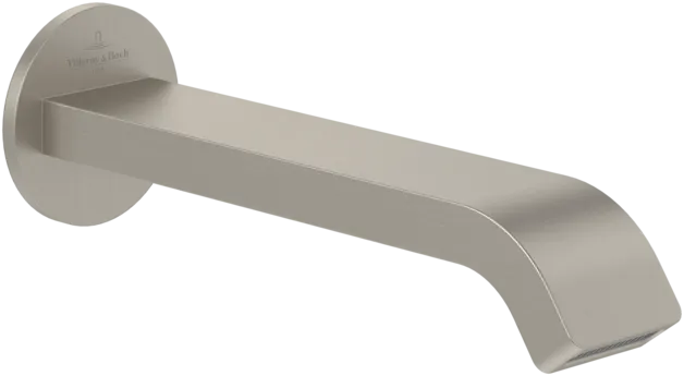 Picture of VILLEROY BOCH Dawn Bath spout for wall-mounted, Brushed Nickel Matt #TVT10650515264