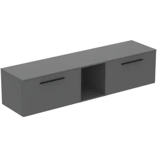 Bild von IDEAL STANDARD I.LIFE B - Möbelpaket 2003x507x456 mm in greige matt - SoftClosing, Nachhaltig gewonnenes Holz #T5849NG - Quarzgrau