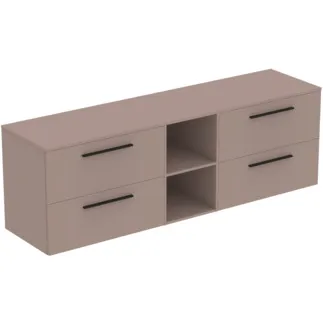 Bild von IDEAL STANDARD I.LIFE B - Möbelpaket 2003x507x646 mm in greige matt - SoftClosing, Nachhaltig gewonnenes Holz #T5847NH - Greige