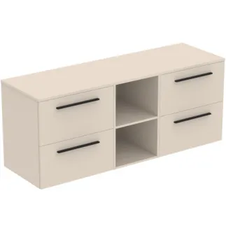 Bild von IDEAL STANDARD I.LIFE B - Möbelpaket 1603x507x646 mm in sandbeige matt - SoftClosing, Nachhaltig gewonnenes Holz #T5843NF - Sandbeige
