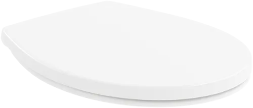 Picture of VILLEROY BOCH Newo WC seat, with soft-closing mechanism, with removable seat (QuickRelease), White Alpine #8M59S101