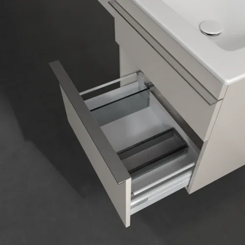 Obrázek VILLEROY BOCH Venticello Vanity unit, 2 pull-out compartments, 553 x 590 x 502 mm, Cashmere Grey / Cashmere Grey #A92301VN