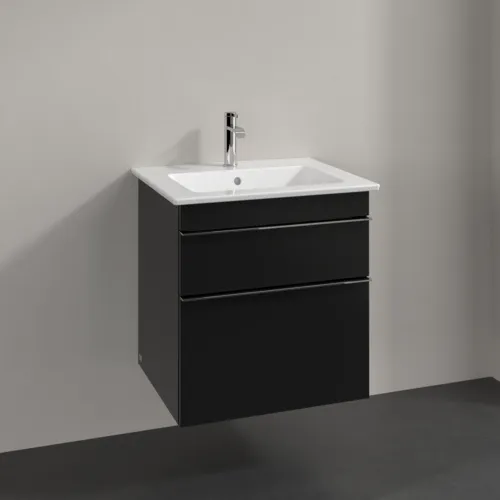 Obrázek VILLEROY BOCH Venticello Vanity unit, 2 pull-out compartments, 553 x 590 x 502 mm, Volcano Black / Volcano Black #A92301VL