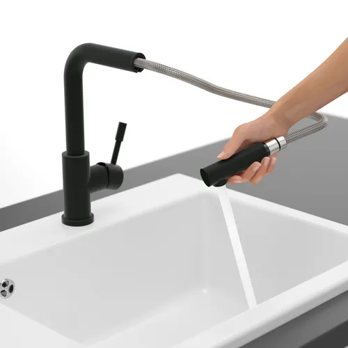 Bild von VILLEROY BOCH Steel Shower Küchenarmatur, aus Edelstahl, Matt Black #96970106