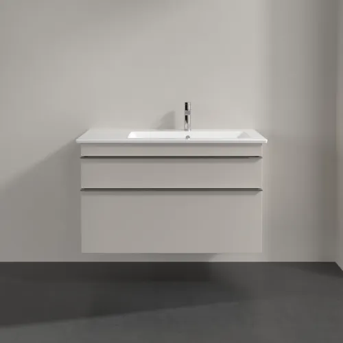 Bild von VILLEROY BOCH Venticello Waschbeckenunterschrank, 2 Auszüge, 953 x 590 x 502 mm, Cashmere Grey / Cashmere Grey #A92801VN