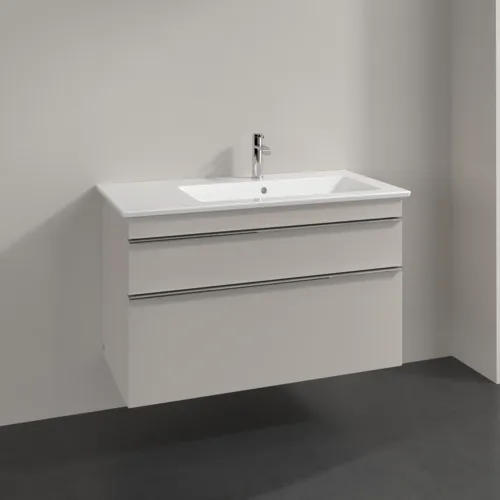 Bild von VILLEROY BOCH Venticello Waschbeckenunterschrank, 2 Auszüge, 953 x 590 x 502 mm, Cashmere Grey / Cashmere Grey #A92801VN