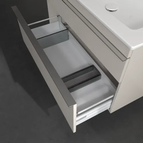 Bild von VILLEROY BOCH Venticello Waschbeckenunterschrank, 2 Auszüge, 953 x 590 x 502 mm, Cashmere Grey / Cashmere Grey #A92801VN