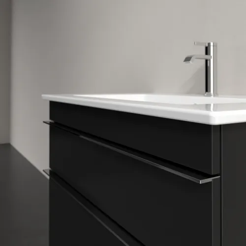 Obrázek VILLEROY BOCH Toaletní skříňka Venticello, 2 výsuvy, 753 x 590 x 502 mm, Volcano Black / Volcano Black #A92501VL