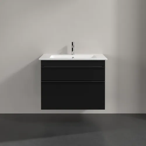 Obrázek VILLEROY BOCH Toaletní skříňka Venticello, 2 výsuvy, 753 x 590 x 502 mm, Volcano Black / Volcano Black #A92501VL