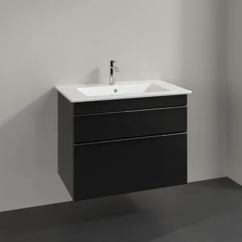 Obrázek VILLEROY BOCH Toaletní skříňka Venticello, 2 výsuvy, 753 x 590 x 502 mm, Volcano Black / Volcano Black #A92501VL