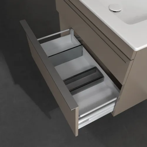 Bild von VILLEROY BOCH Venticello Waschbeckenunterschrank, 2 Auszüge, 753 x 590 x 502 mm, Taupe / Taupe #A92501VM